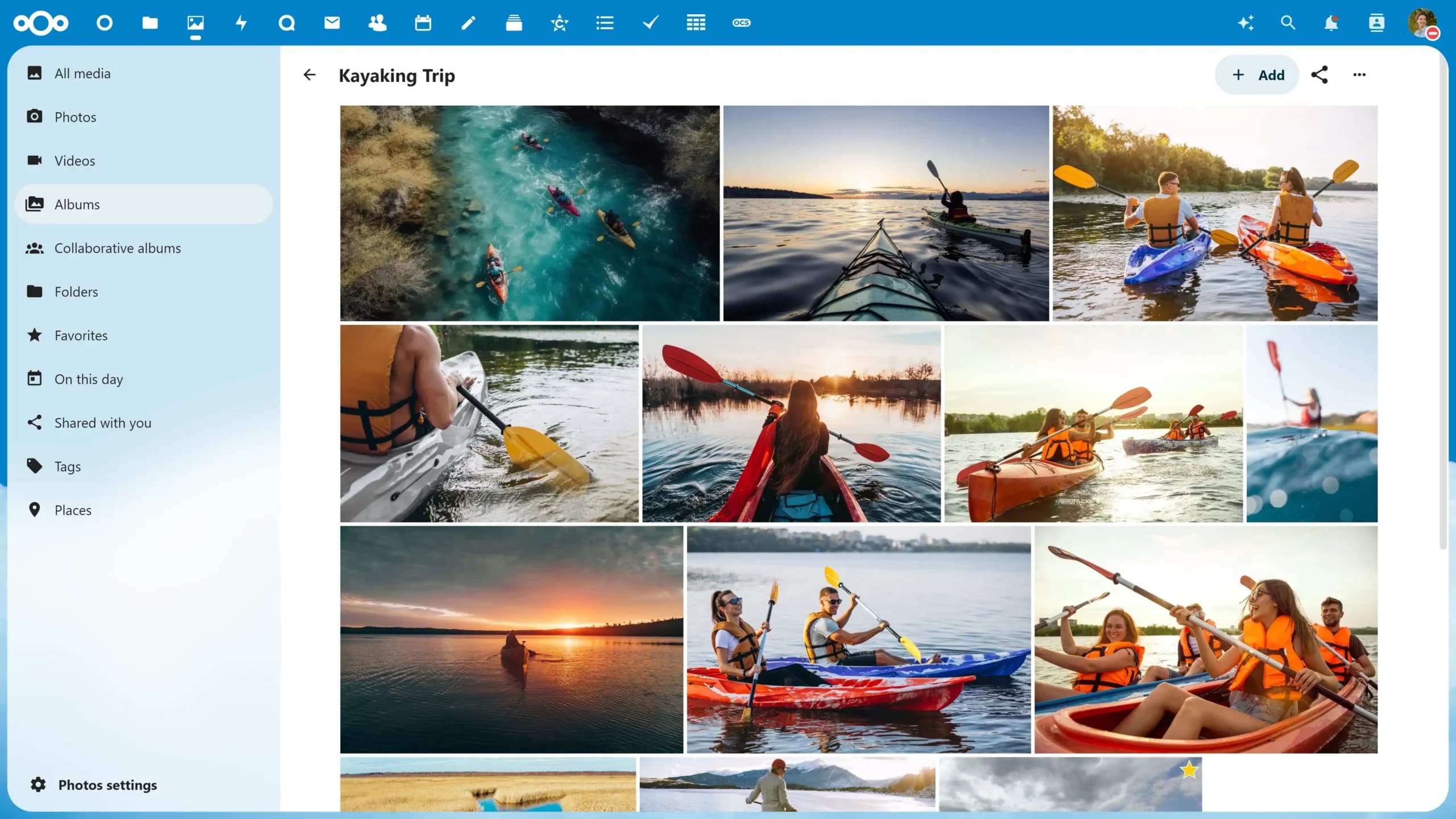 Nextcloud Photos App für Android