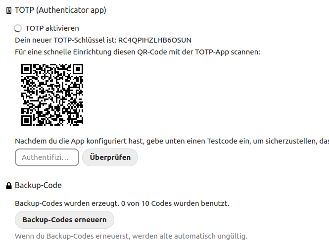 QR-Code scannen