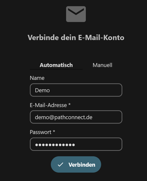 E-Mail Account einrichten
