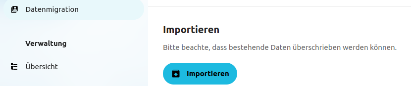 Import Funktion