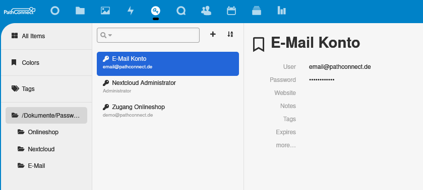 Keeweb Passwort Manager