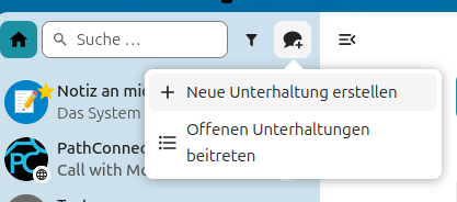 Talk Raum erstellen